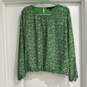 Tommy Hilfiger Green Floral Blouse